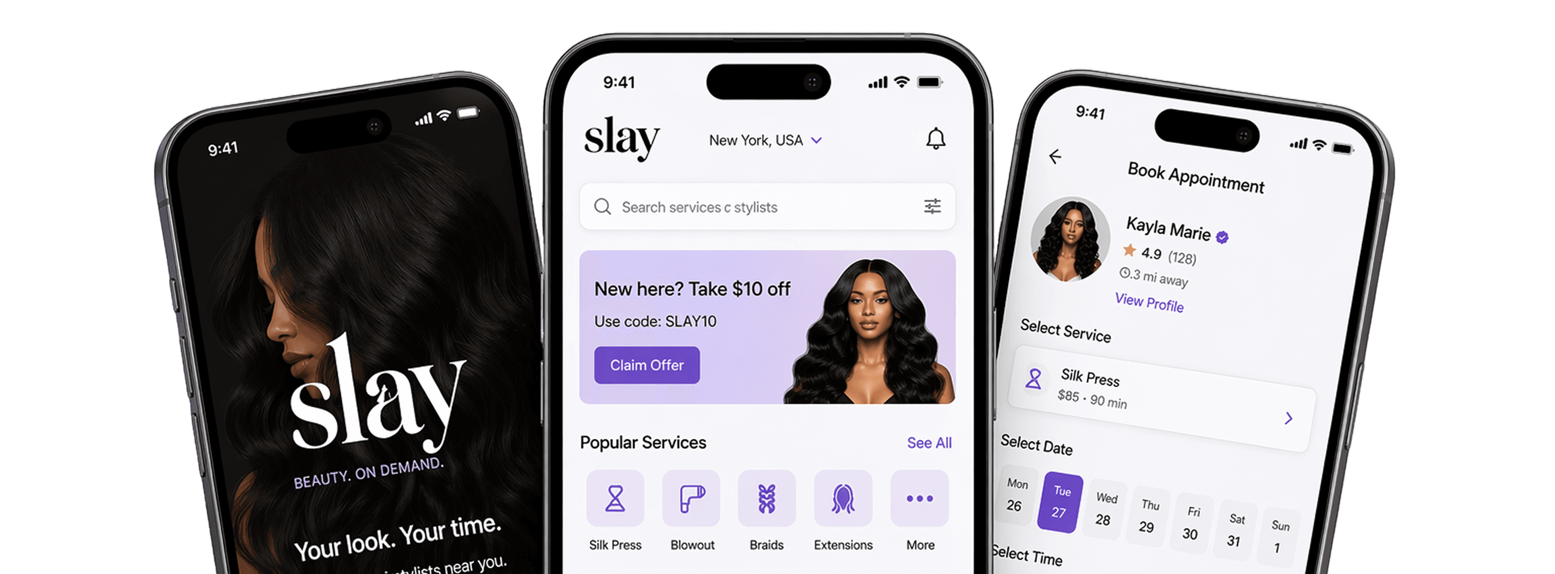 Slay App on Phone